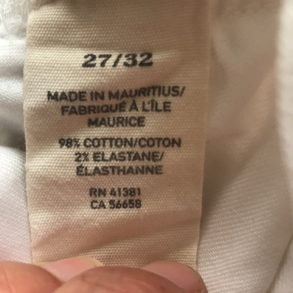 Ralph Lauren Denim & Supply skinny white denim jeans size 27/32 - Picture 9 of 9